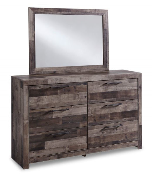 Picture of Derekson - Multi Gray Dresser & Mirror