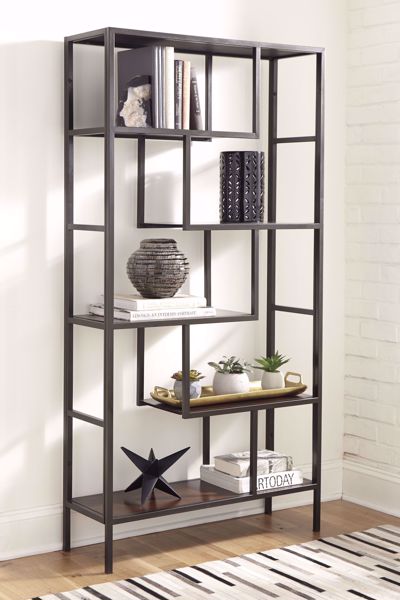 Picture of Frankwell Brown/Black Bookcase