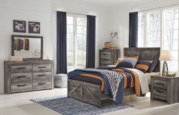Picture of Wynnlow - Gray Full Panel Bed