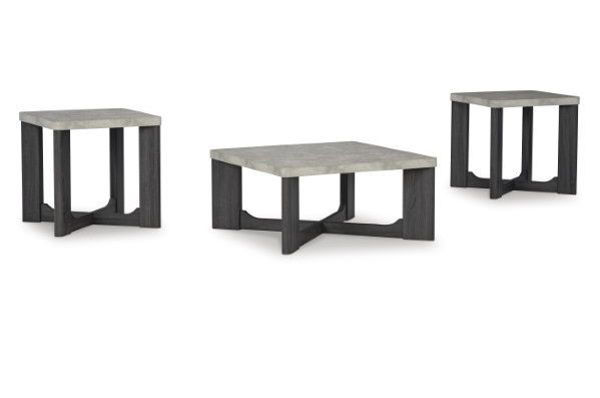 Picture of Sharstorm - Two-Tone Gray 3pc Occasional Table Set