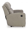 Picture of Lavehorne - Pebble Reclining Sofa with Drop-Down Table