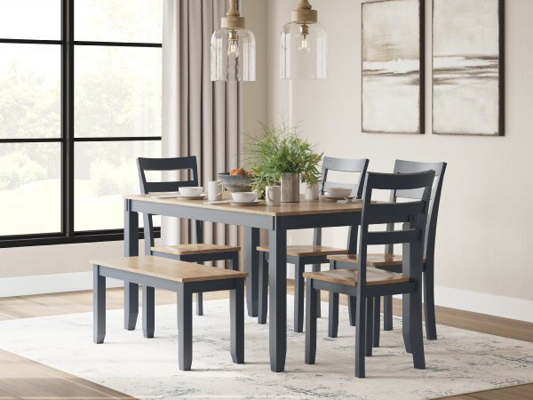 Picture of GESTHAVEN BLUE 6PC DINING SET