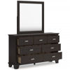 Picture of COVETOWN BROWN DRESSER/MIRROR