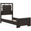 Picture of COVETOWN BROWN TWIN BED